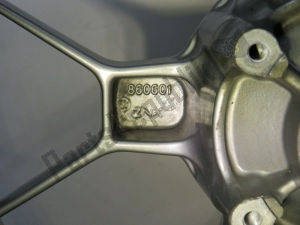 aprilia 854792 roue arrière, aluminium, 17 pouces, 6, 10 rayons - image 13 de 14