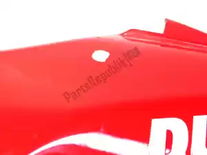 Ducati 48211531E carenagem lateral, vermelha, esquerda - Meio
