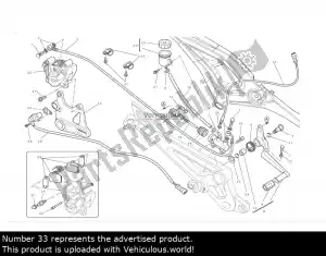 Ducati 61340871A pastiglie dei freni - Lato superiore