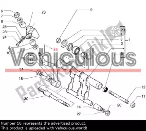 piaggio 598068 soporte del reposapiés - imagen 12 de 12