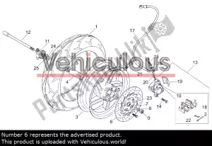 aprilia AP8113541 brake disc d220 - Upper part