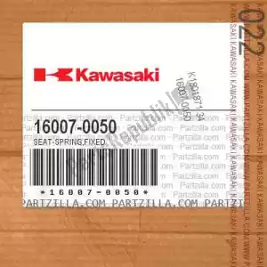 Kawasaki 16007-0050 spring dish - Bottom side