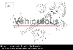 aprilia AP8112922 indicatore di direzione posteriore - immagine 12 di 12