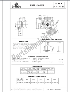 brembo 20518521 brake caliper - image 15 of 16
