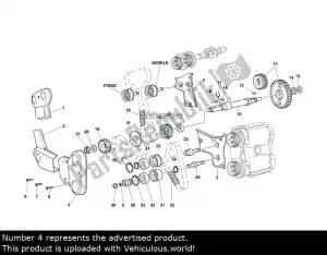 ducati 24510411a tampa de distribuição - Lado direito