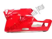 48031551B, Ducati, carénage inférieur, rouge, la gauche Ducati 999 749 S Dark, Utilisé