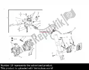 Ducati 61340721A klocki hamulcowe - Górna część