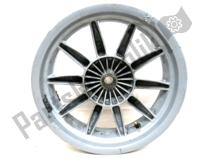 aprilia 666323 rear wheel, gray, 14 inch, 3.75 j, 10 spokes - image 13 of 14