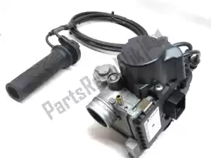 piaggio CM082504 throttle body complete with throttle cables and throttle grip - Plain view