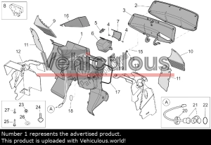 aprilia AP8168489 beenschild - afbeelding 14 van 15