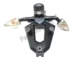 Aprilia 860403 kentekenplaathouder, zwart - Onderste deel