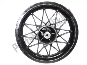 Aprilia AP8208187 achterwiel,      zwart, 16 inch, 3.00j, 24 spaken - afbeelding 12 van 16