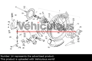 aprilia AP8108471 roda traseira 17 x 4,25 - imagem 10 de 10