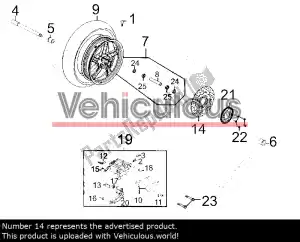 kymco 4512ALEA7E01 disk front brake - Upper part