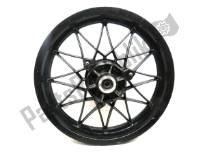 aprilia AP8208292 rear wheel, black, 16 inch, 3.00, 24 spokes - image 9 of 10