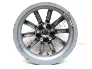 piaggio 650692 frontwheel, gray, 12 inch, 3 j, 10 spokes - image 9 of 14