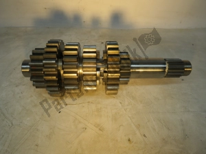 aprilia AP0634660 gearbox shaft, 3rd - 4th - Plain view