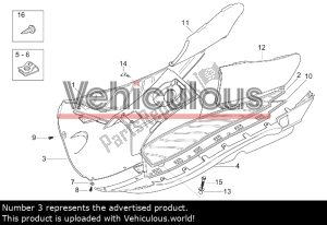 aprilia AP8138620 sous-rep-pieds - Vue dégagée