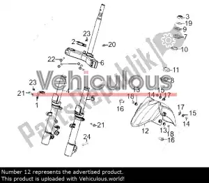 kymco 61100LEA7E00D0M front mudguard (black) - image 10 of 10