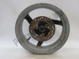 aprilia AP8208457 front wheel, gray, 13, 3.50, 3 - Left side