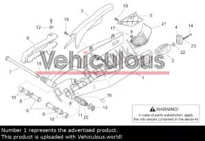 aprilia AP8135879 bras oscillant - Partie inférieure