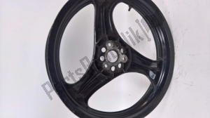 aprilia AP8208337 rear wheel, black - Right side