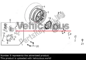 kymco 43351LEA7E01 disco freno posteriore - Parte superiore