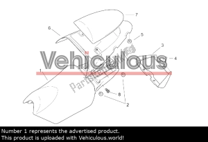 aprilia AP8229344 zadel - afbeelding 12 van 12