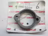 57510010A, Ducati, Outlet flange Ducati Supersport Monster ST2 750 900 944 800 600 1000 SS Nuda FE S i.e Special Carenata City Dark Metallic Cromo Final Edition, NOS (New Old Stock)