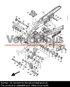 yamaha 1VJ221410000 bullone dell'asse posteriore - immagine 10 di 11