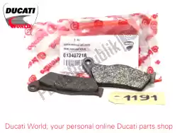 Tutaj możesz zamówić klocki hamulcowe od Ducati , z numerem części 61340721A: