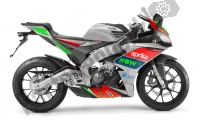 Aprilia RS 125 Replica 4T 2018 vues éclatées