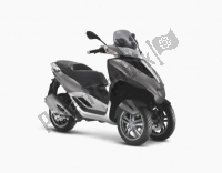 All original and replacement parts for your Piaggio MP3 300 Yourban LT RL-Sport 2017.