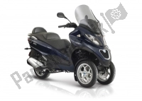 Wszystkie oryginalne i zamienne części do Twojego Piaggio MP3 300 IE LT Business-Sport 2018.