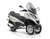 All original and replacement parts for your Piaggio MP3 500 Sport Advanced 2021.