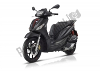 Toutes les pièces d'origine et de rechange pour votre Piaggio Medley 150 IE ABS E4 RP8 MB 0200 2022.