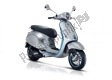 Todas las piezas originales y de repuesto para su Vespa Elettrica 45 KM/H 2022.