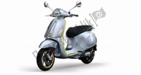 Tutte le parti originali e di ricambio per il tuo Vespa Elettrica Motociclo 70 KM/H USA 2021.