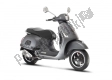 Wszystkie oryginalne i zamienne części do Twojego Vespa GTS 300 4T 4V IE ABS Apac 2017.