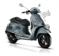 Alle originele en vervangende onderdelen voor uw Vespa GTV 300 HPE SEI Giorni IE ABS E4 2020.