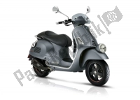 Vespa GTV 300 HPE SEI Giorni IE ABS E5  2022 eksplodujące widoki