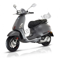 Toutes les pièces d'origine et de rechange pour votre Vespa Sprint 50 25 KM/H 2020.