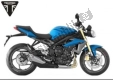 Todas las piezas originales y de repuesto para su Triumph Street Triple From VIN 560477 675 2012 - 2016.