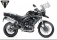 All original and replacement parts for your Triumph Tiger 800 XC 2010 - 2020.