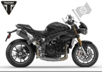 Alle originele en vervangende onderdelen voor uw Triumph Speed Triple S From VIN 735438 1050 2016 - 2018.