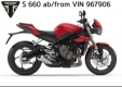 All original and replacement parts for your Triumph Street Triple S 660 From VIN 967907 2021 - 2024.