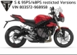 All original and replacement parts for your Triumph Street Triple S From VIN 803572-968958 765 2017 - 2021.