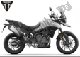 Toutes les pièces d'origine et de rechange pour votre Triumph Tiger 900 V5 888 2020 - 2024.