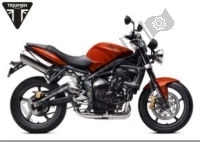 Alle originele en vervangende onderdelen voor uw Triumph Street Triple R UP TO VIN 560476 675 2008 - 2012.