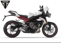 Alle originele en vervangende onderdelen voor uw Triumph Street Triple R UP TO VIN 982751 765 2017 - 2020.